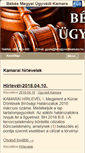 Mobile Screenshot of bmugyvedikamara.hu