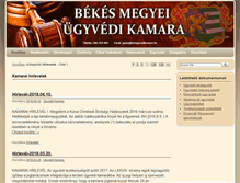 Tablet Screenshot of bmugyvedikamara.hu